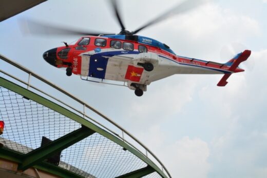 Ho Chi Minh City helicopter tour costs 4 million VND