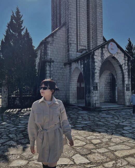 The stone churches in Vietnam appear as beautiful as Europe, hundreds of years old with classic colors