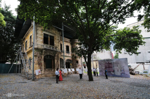 Hanoi renovating French villa