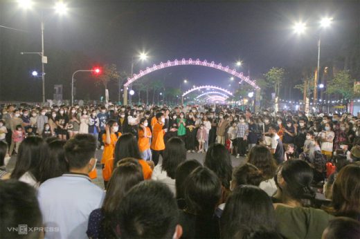 Vinh City has a pedestrian street for the first time