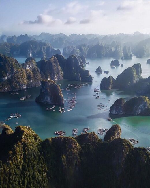 Check out the beautiful bays in Vietnam for the hot summer