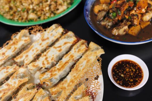 Potstickers with a crispy edge in Saigon point to Taiwan