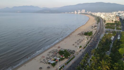 The scenery of Quy Nhon on the VnExpress Marathon