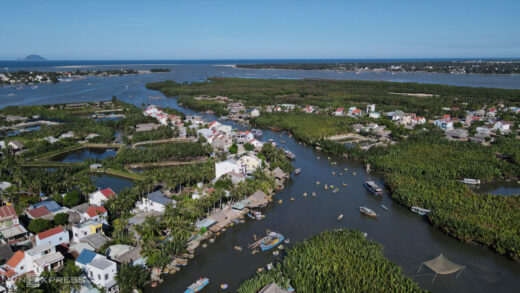 Cam Thanh water coconut forest attracts tourists in the summer