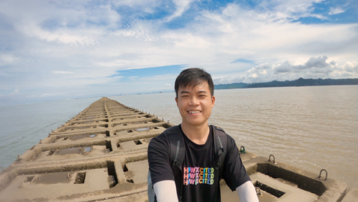 The 25-year-old boy conquers the “infinity road at sea” in Hai Phong