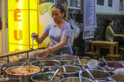 The Sweet Soup shop is famous for its roasted pork powder