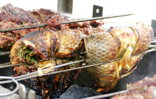 Three fish dishes for a chilly dinner in Dien Bien