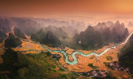 Vietnam ripened rice fields photo wins Epson gold