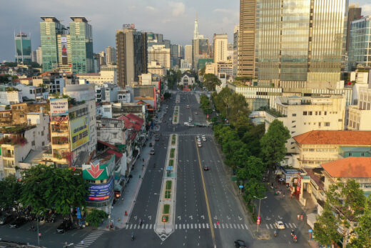 Downtown Saigon street to set the table for ASEAN food fest