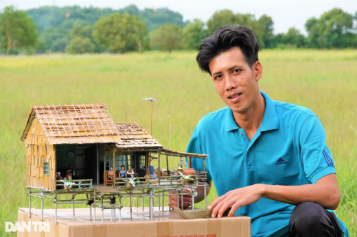 Turn chopsticks, and cardboard… into a miniature house on stilts, sell one, and earn hundreds of dollars