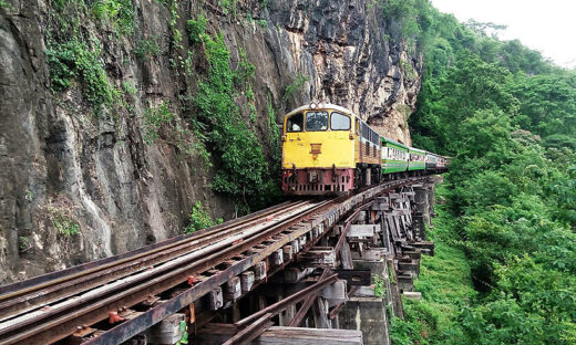 Irish tourist falls to death from moving train on Thailand's Death Railway