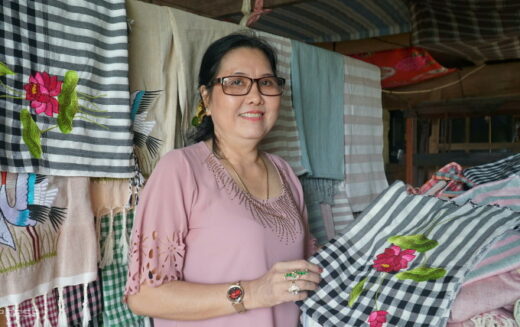 The hundred-year-old bandana weaving village in the West