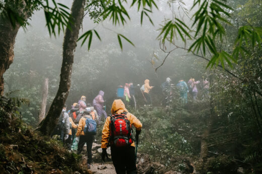 Nearly 300 people conquered Fansipan peak in a day