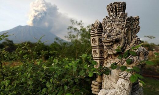 Russian tourist triggers public anger after posing nude on Bali's Mount Agung