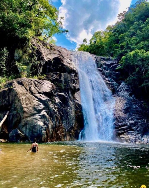 Come to Lach Khanh Vinh stream to fall in love with peaceful green nature