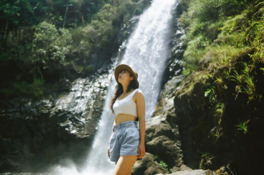 Hunting clouds, bathing in waterfalls in the mountainous district of Khanh Son