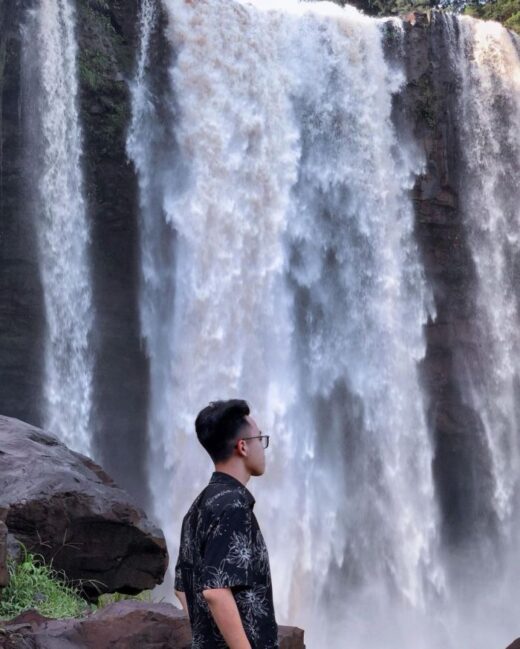 Admire the mysterious Kty Gia Lai waterfall in the middle of the Kon Ka Kinh forest