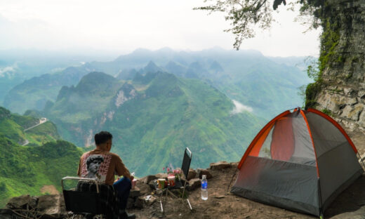 Conquering the white cliffs: a thrilling Ha Giang camping adventure