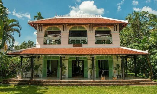 Inside Mekong Delta restaurant that carries traditional Indochina vibe