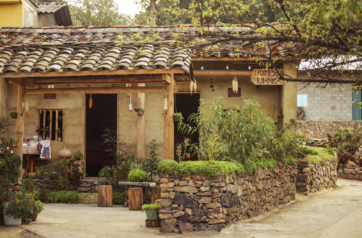 In northern Vietnam, a village charms visitors with earthen walls and stone fences